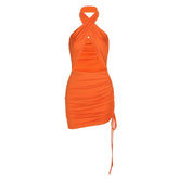 Robe dos nu découpée Linda